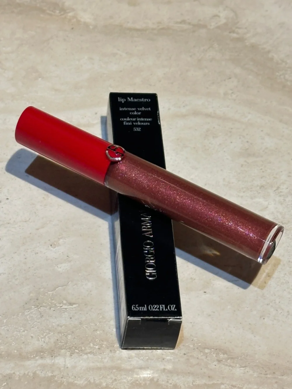 Giorgio Armani Lip Maestro Matte Liquid Lipstick - 532 glow